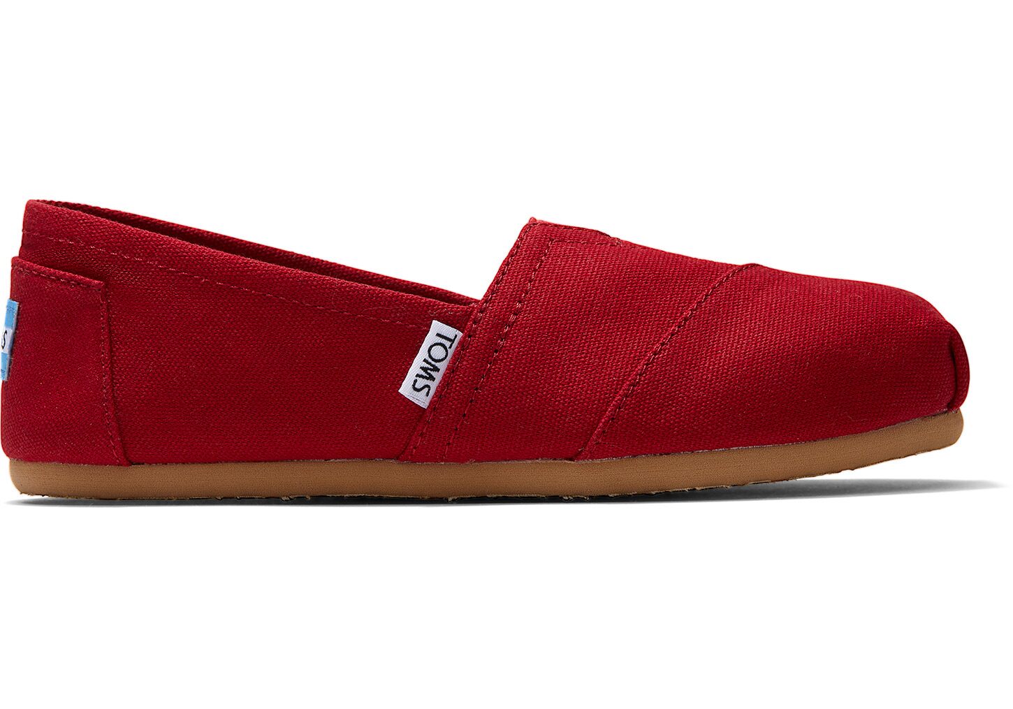 Toms Classics Canvas - Womens Slip Ons - Red - NZ - 283054DOF